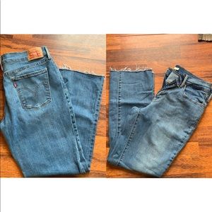 Women’s Levi’s 501 Straight Leg Stretch Fit Jean